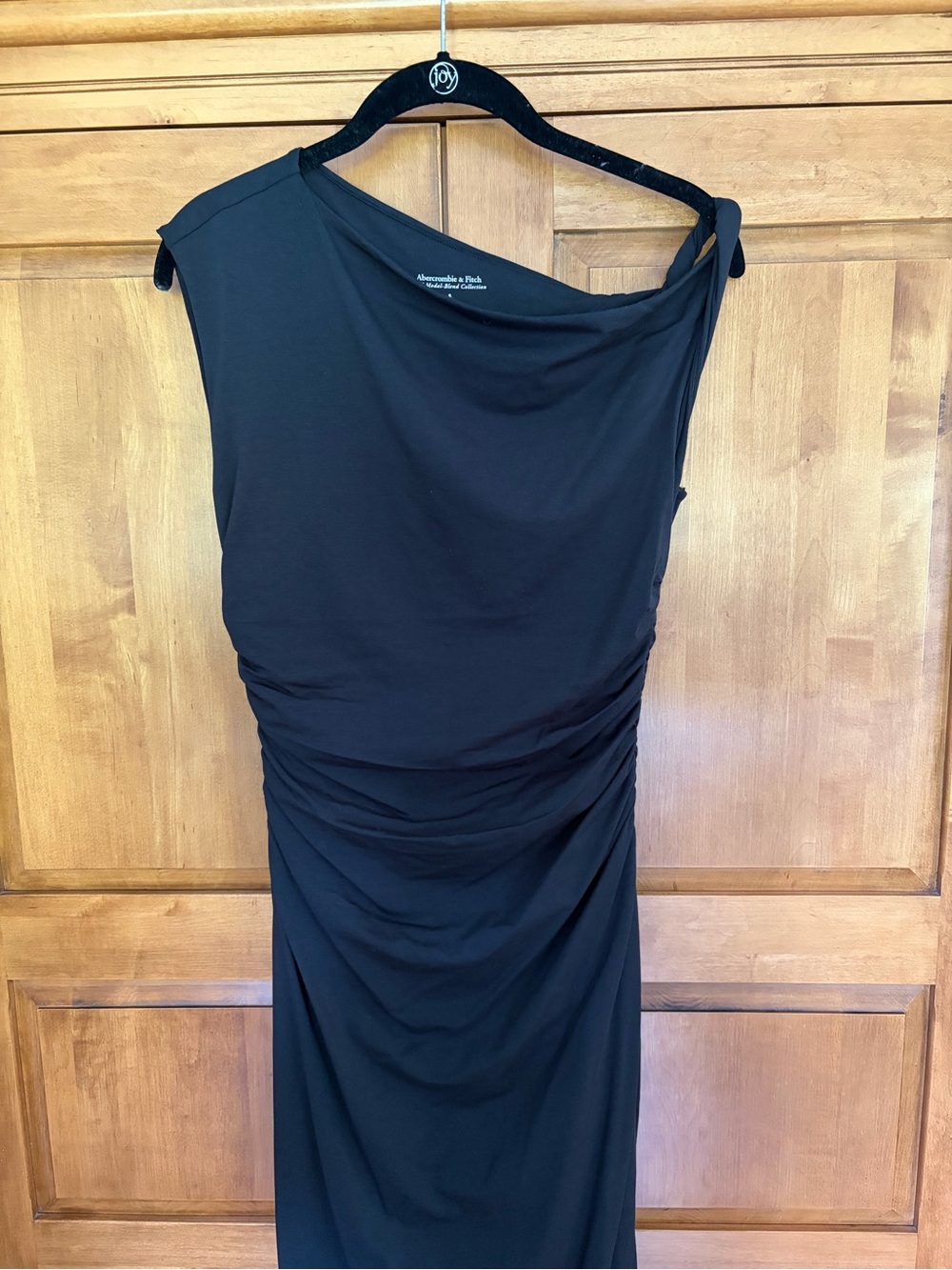 Abercrombie Asymmetrical Twist Knit Midi Dress - Picture 4 of 8